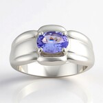 Anello in argento con Tanzanite (Pallanova)