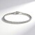 Brazalete en plata con Zircón (Adela Silber)