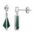 Orecchini in argento con Malachite