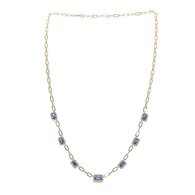 Collar en oro con Tanzanita AAA (CIRARI)