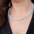 Collar en plata con Hemimorfita