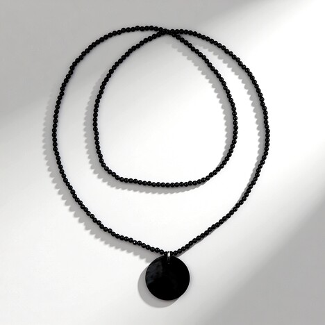 Collana in argento con Onice Nero