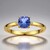 Anello in oro con Tanzanite