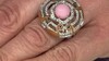Anillo en plata con Ópalo rosa (Adela Silber)