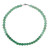 Grüner Aventurin-Silberhalskette