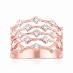 Gouden ring met Diamanten SI1 (G)