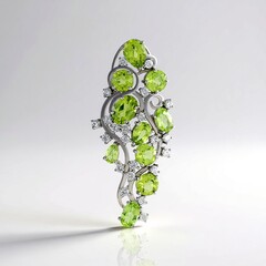 Ciondolo in argento con Peridoto (de Melo Essence)