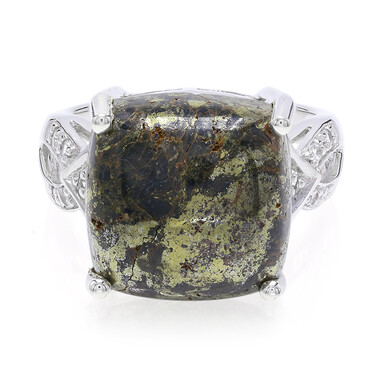 Anello in argento con Apache Gold Stone