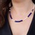 Lapis Lazuli Silver Necklace (Riya)