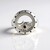 Anello in argento con Granato Mozambico