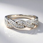 Anello in argento con Zircone