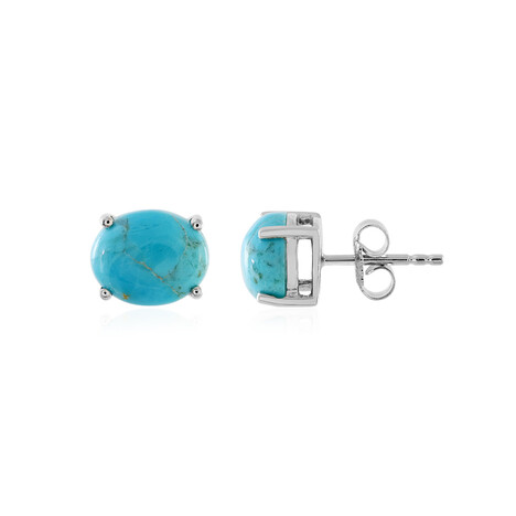 Orecchini in argento con Turchese Kingman Mohave Blu