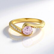 Bague en argent et Kunzite