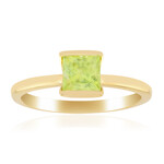 Sphene Silver Ring