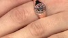 Bague en or et Diamant rose de France SI1 d'Argyle  (Annette)