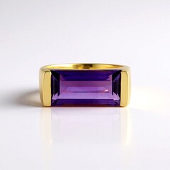 Anello in argento con Ametista del Marocco