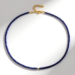 Collana in argento con Zaffiro Blu