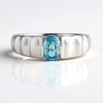 Anello in argento con Zircone Ratanakiri (Adela Silber)