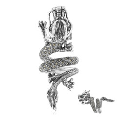 Anello in argento con Smeraldo Zambia