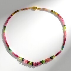 Collana in argento con Tormalina (Adela Silber)