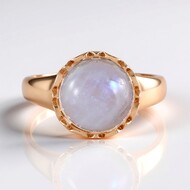 Blue Moonstone Silver Ring (KM by Juwelo)