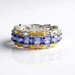 Bague en argent et Tanzanite (Gems en Vogue)