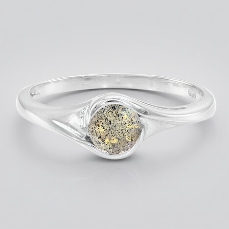 Anello in argento con Spectrolite