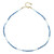 Zilveren halsketting met Ofiki Aquamarijnen