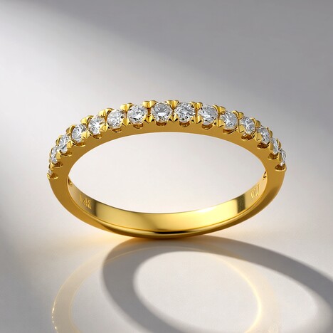 Anello in oro con Diamante I1 (H) (CIRARI)
