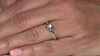 Zilveren ring met een zirkoon (Ornaments by de Melo)