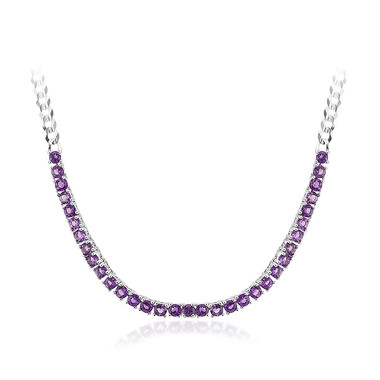 Amethyst-Silbercollier