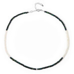 Opal-Silberhalskette