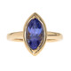 Anillo en oro con Tanzanita AAA (CIRARI)