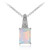 Collier en argent et Opale Welo