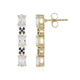 Orecchini in oro con Zaffiro Bianco (Adela Gold)