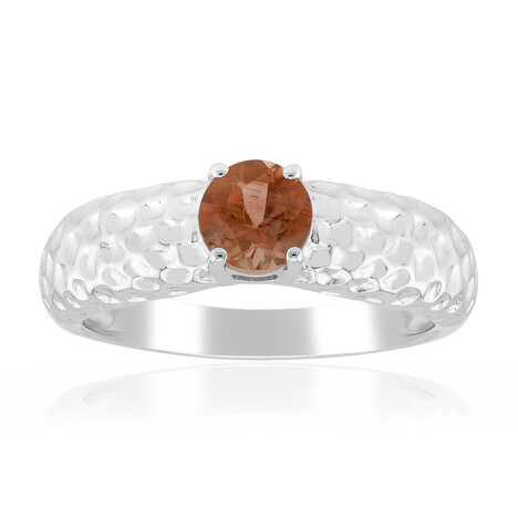 Bague en argent et Pierre du Soleil de l’Orégon