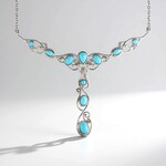 Collier en argent et Turquoise Sleeping Beauty (Faszination Türkis)