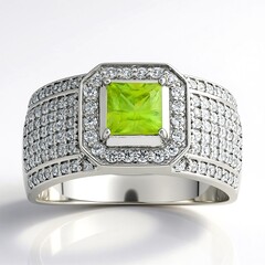 Anello in argento con Sfene