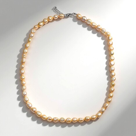 Collana in argento con Perla di Acqua Dolce (TPC)