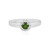 Bague en argent et Diopside de Russie