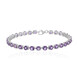 Amethyst-Silberarmband