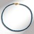 Collier en argent et Topaze bleu de Londres (Adela Silber)