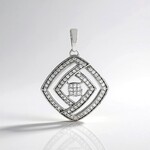 Ciondolo in argento con Zircone