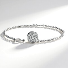 Bracelet en argent et Diamant SI1 (G) (Annette)