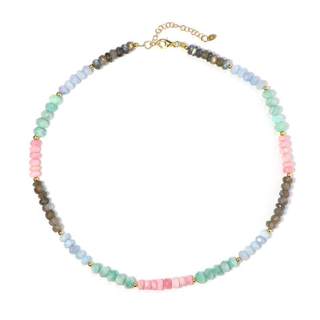 Collana in argento con Opale Rosa