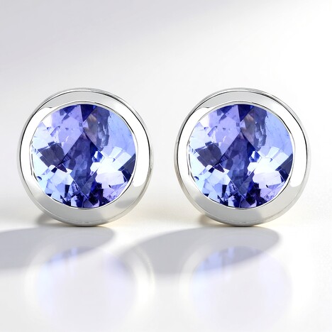 Orecchini in argento con Tanzanite