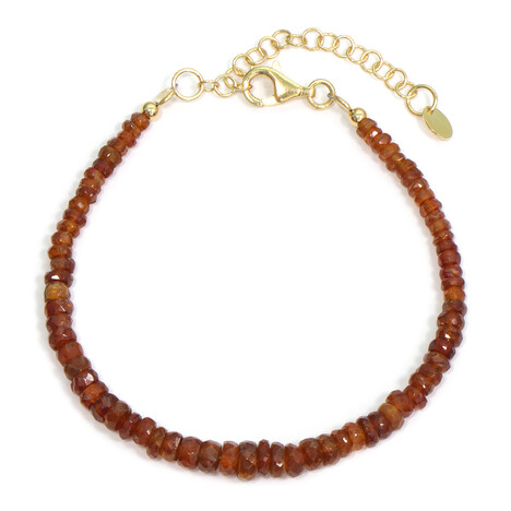Bracciale in argento con Cianite Arancione della Tanzania