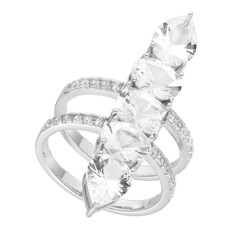 Anello in argento con Danburite