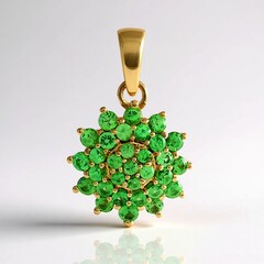 Ciondolo in argento con Lemshuku Tsavorite