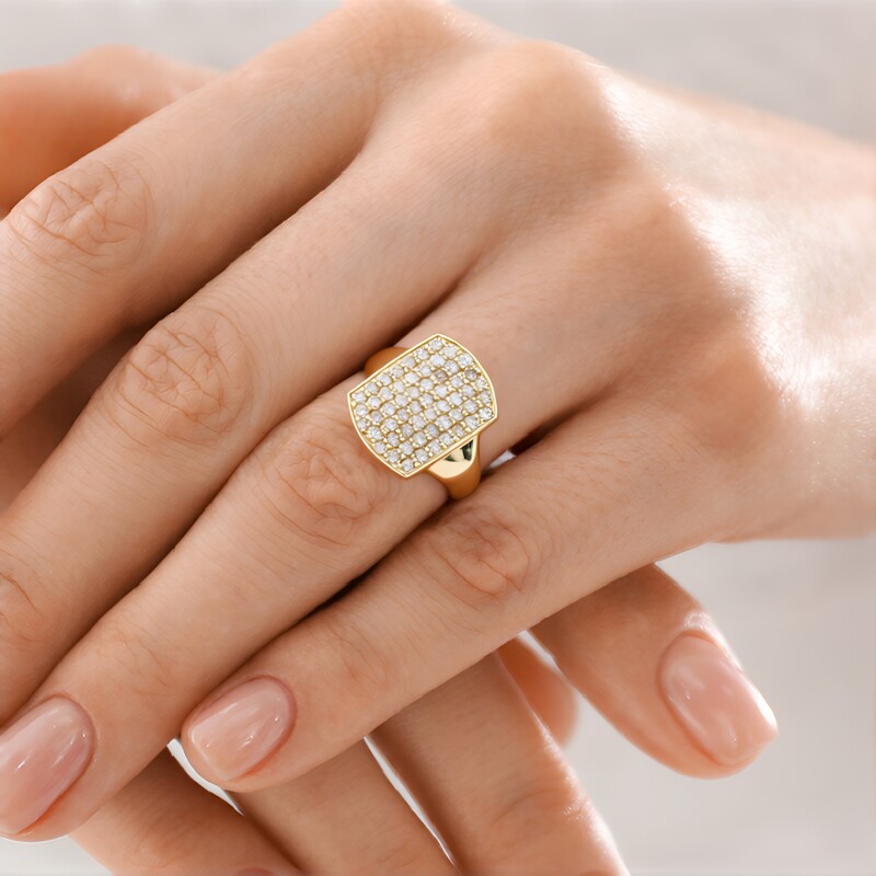 VS1 Champagner-Brillant-Goldring